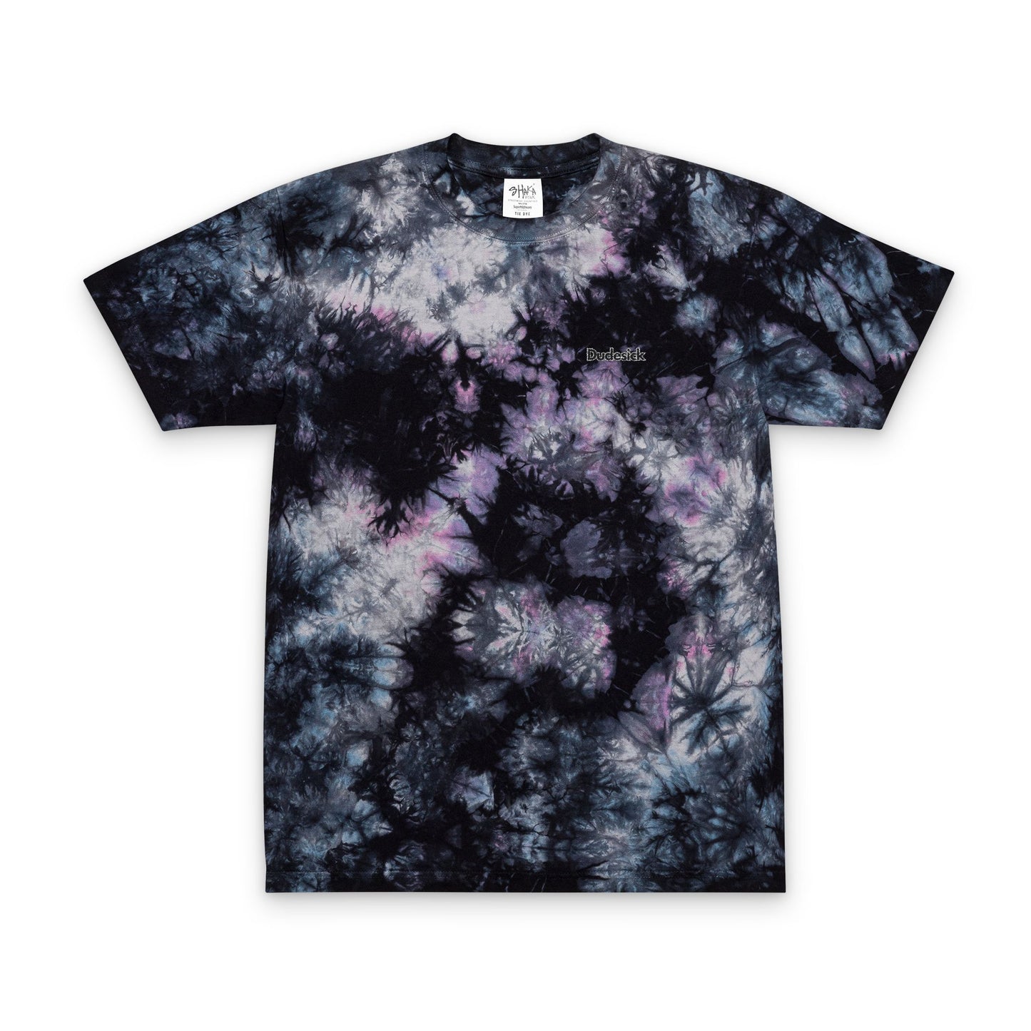Dudesick Tie-Dye T-Shirt with Embroidery - Perfect for Casual Wear