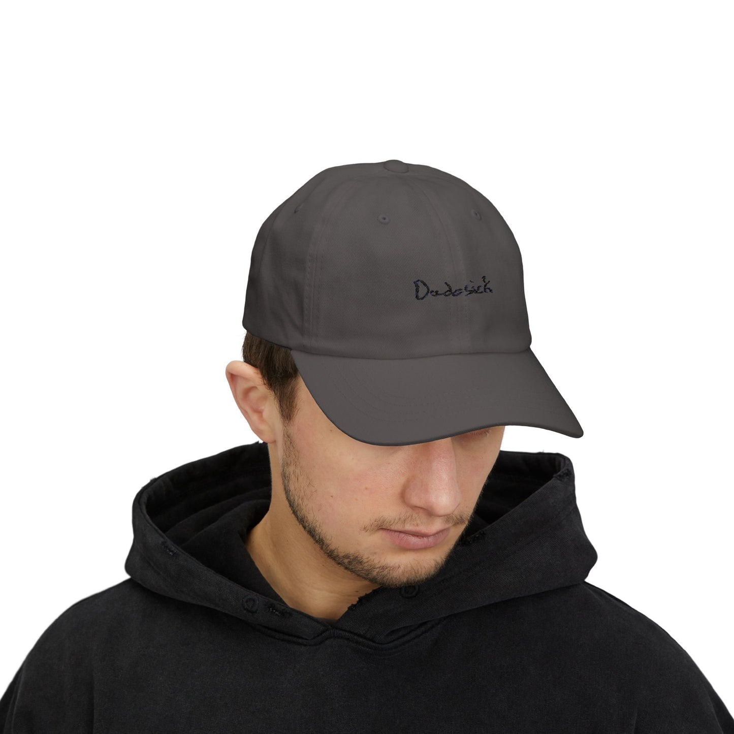 Dudesick Classic Dad Cap - Casual White Adjustable Baseball Hat
