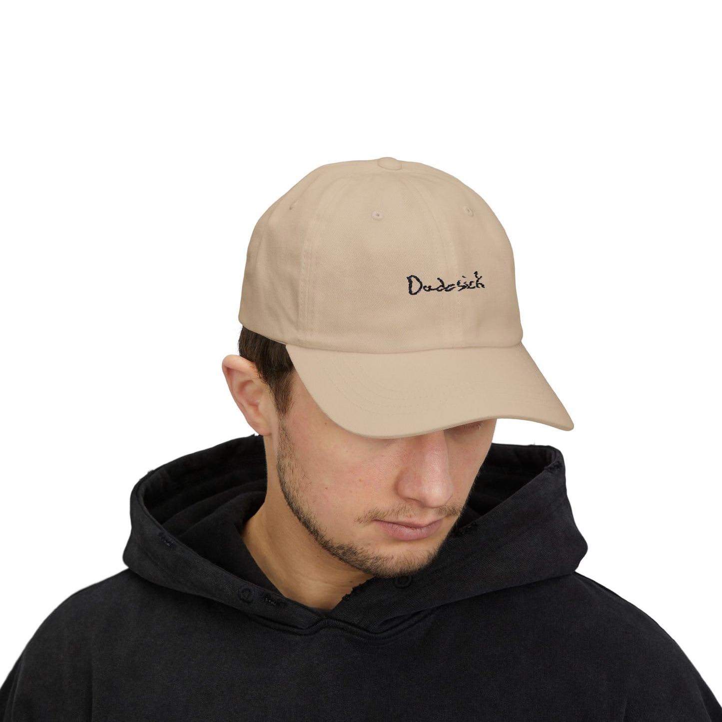 Dudesick Classic Dad Cap - Casual White Adjustable Baseball Hat