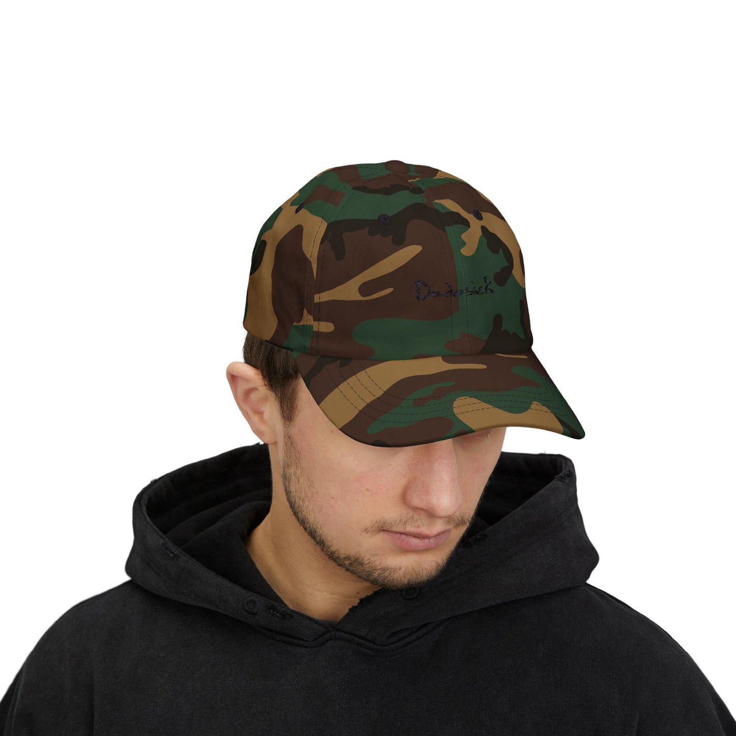 Dudesick Classic Dad Cap - Casual White Adjustable Baseball Hat