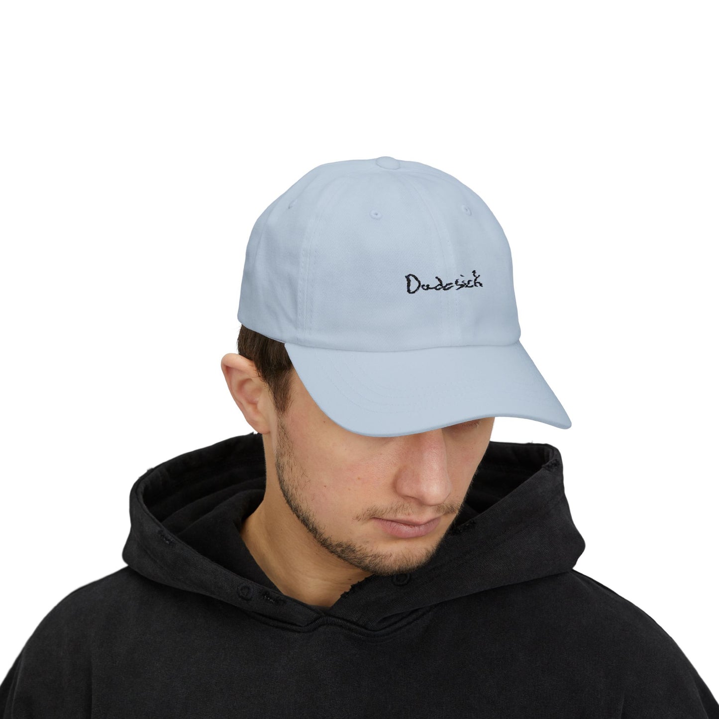 Dudesick Classic Dad Cap - Casual White Adjustable Baseball Hat