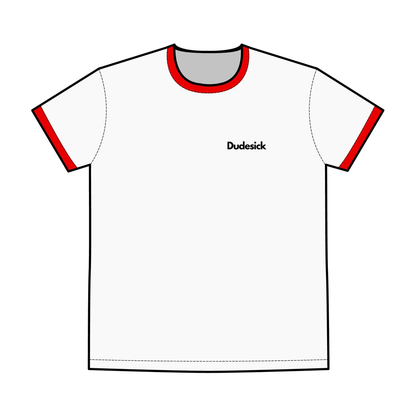 Dudesick Men's Ringer Tee: Stylish Casual Wear for Everyday Comfort