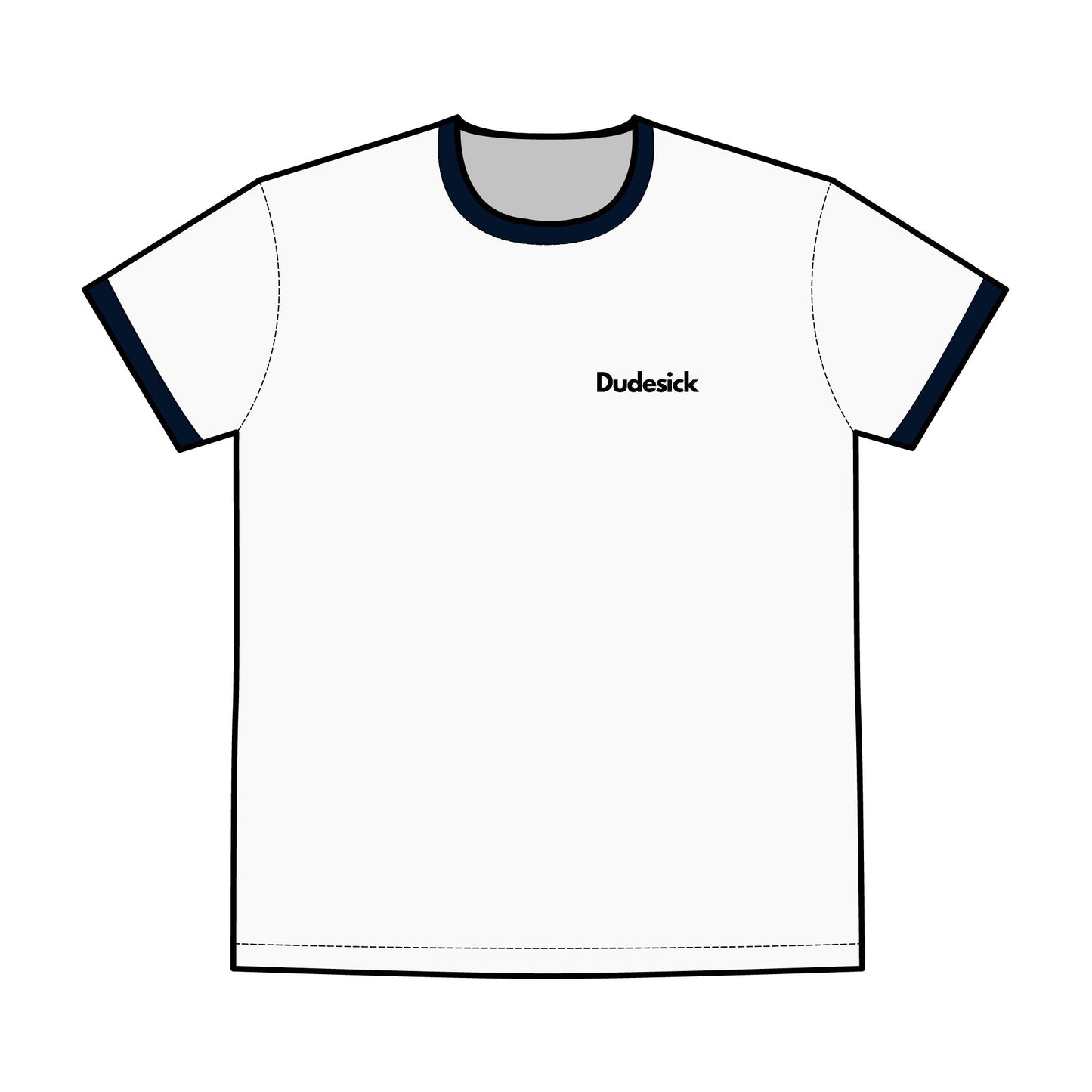 Dudesick Men's Ringer Tee: Stylish Casual Wear for Everyday Comfort