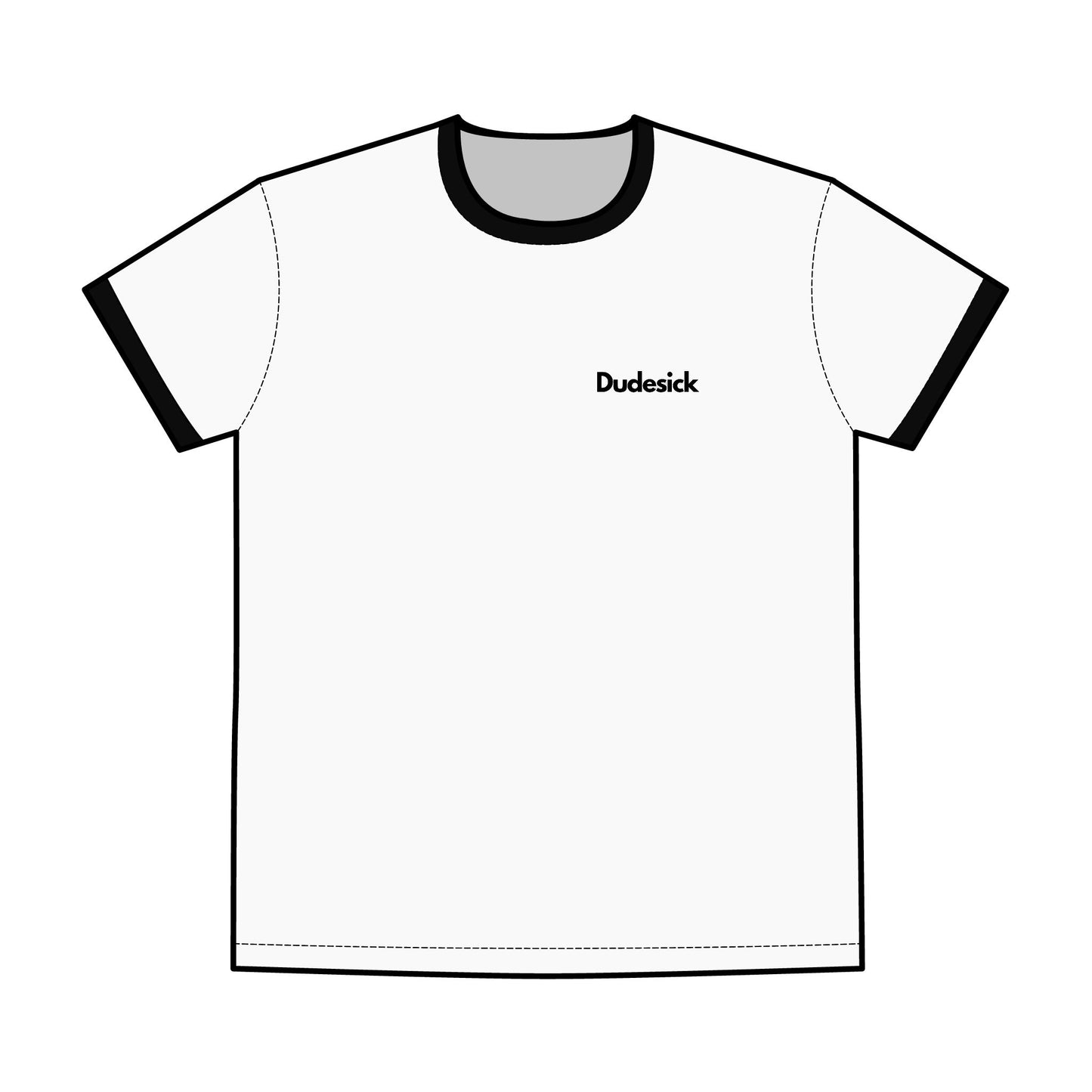 Dudesick Men's Ringer Tee: Stylish Casual Wear for Everyday Comfort