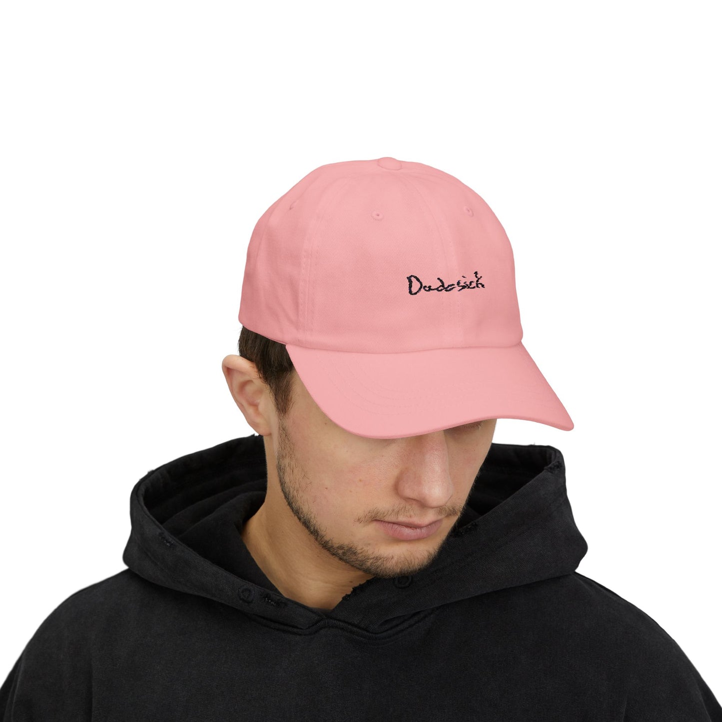 Dudesick Classic Dad Cap - Casual White Adjustable Baseball Hat