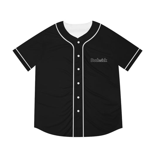 Men's Baseball Jersey - Dudesick Team Spirit Shirt, Casual Sports Top, Perfect for Game Day, Fan Apparel, Summer BBQ Wear